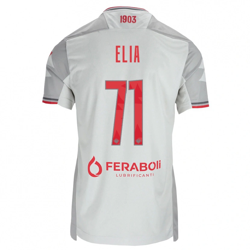 Danxen Damen Salvatore Elia #71 Grau Weiß Rot Auswärtstrikot Trikot 2026/27 T-Shirt