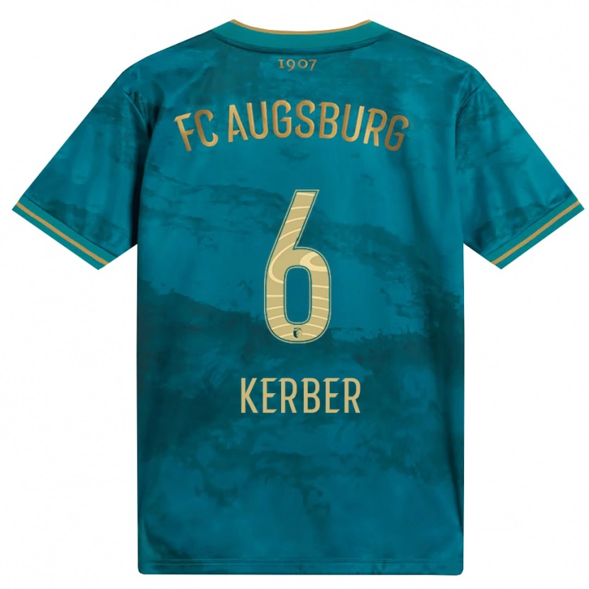 Danxen Damen Luca Kerber #6 Grün Braun Auswärtstrikot Trikot 2026/27 T-Shirt