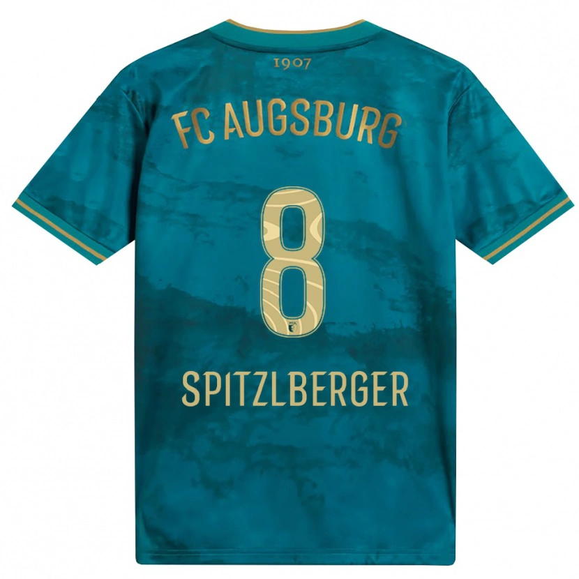 Danxen Damen Jordan Spitzlberger #8 Grün Braun Auswärtstrikot Trikot 2026/27 T-Shirt