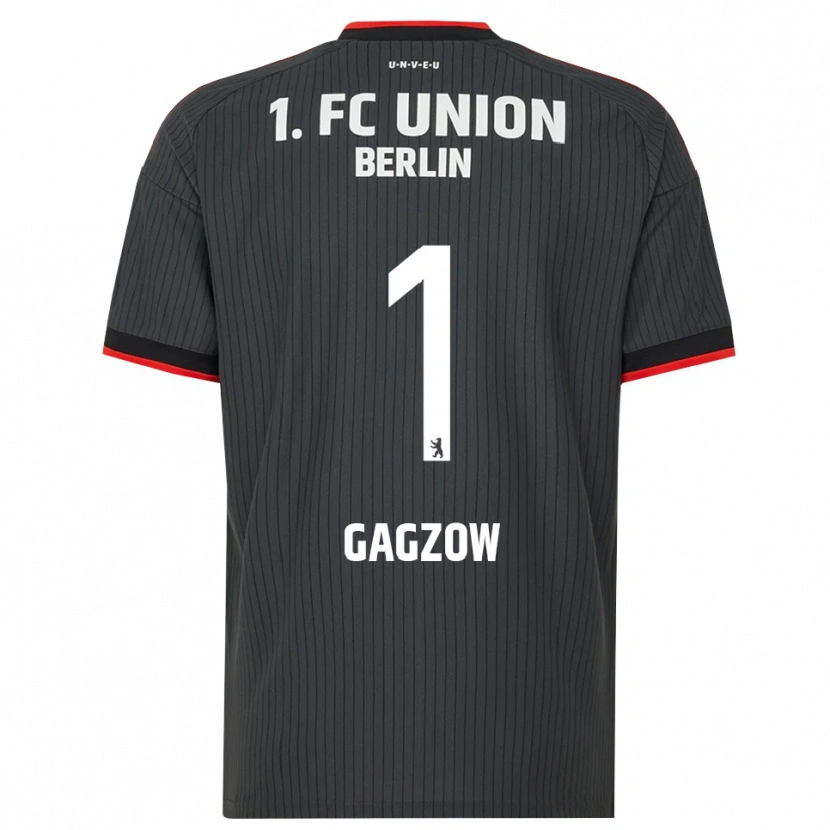 Danxen Damen Fritz Gagzow #1 Schwarz Weiß Rot Auswärtstrikot Trikot 2026/27 T-Shirt