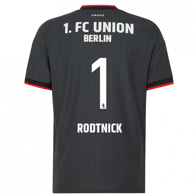 Danxen Damen Jaden Rodtnick #1 Schwarz Weiß Rot Auswärtstrikot Trikot 2026/27 T-Shirt