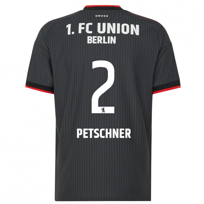 Danxen Damen Anton Petschner #2 Schwarz Weiß Rot Auswärtstrikot Trikot 2026/27 T-Shirt