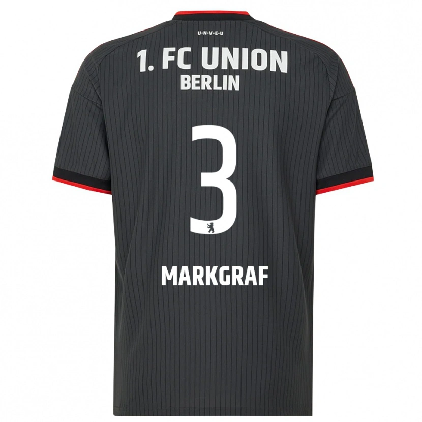 Danxen Damen Andrik Markgraf #3 Schwarz Weiß Rot Auswärtstrikot Trikot 2026/27 T-Shirt