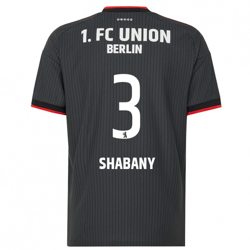 Danxen Damen Alec Shabany #3 Schwarz Weiß Rot Auswärtstrikot Trikot 2026/27 T-Shirt
