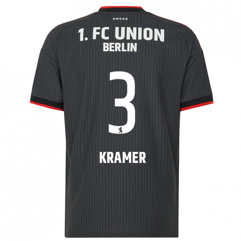 Danxen Damen Carlos Kramer #3 Schwarz Weiß Rot Auswärtstrikot Trikot 2026/27 T-Shirt