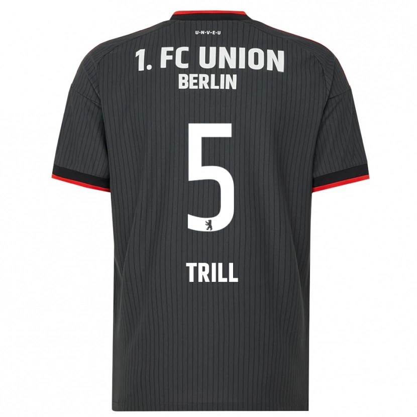 Danxen Damen Santiago Trill #5 Schwarz Weiß Rot Auswärtstrikot Trikot 2026/27 T-Shirt