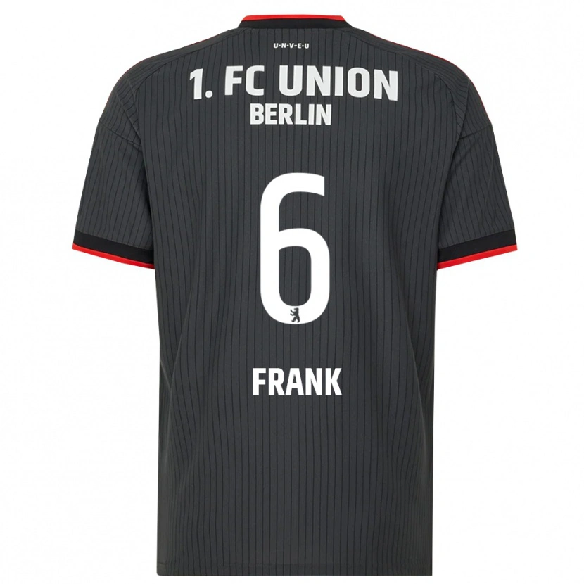 Danxen Damen Celine Frank #6 Schwarz Weiß Rot Auswärtstrikot Trikot 2026/27 T-Shirt