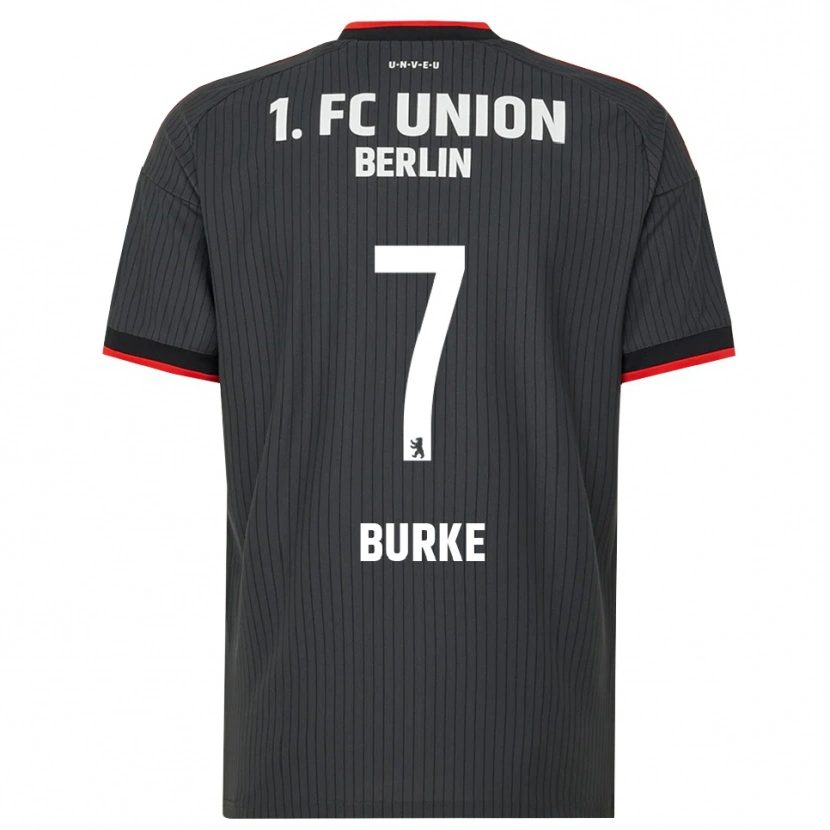 Danxen Damen Oliver Burke #7 Schwarz Weiß Rot Auswärtstrikot Trikot 2026/27 T-Shirt
