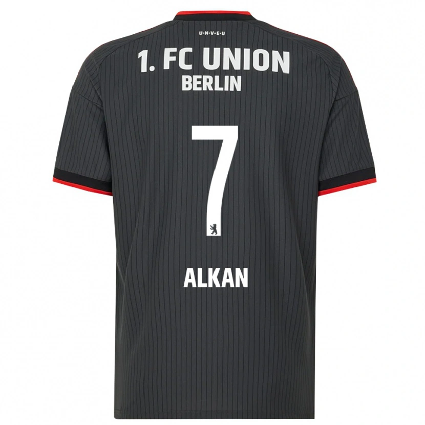 Danxen Damen Musa Alkan #7 Schwarz Weiß Rot Auswärtstrikot Trikot 2026/27 T-Shirt