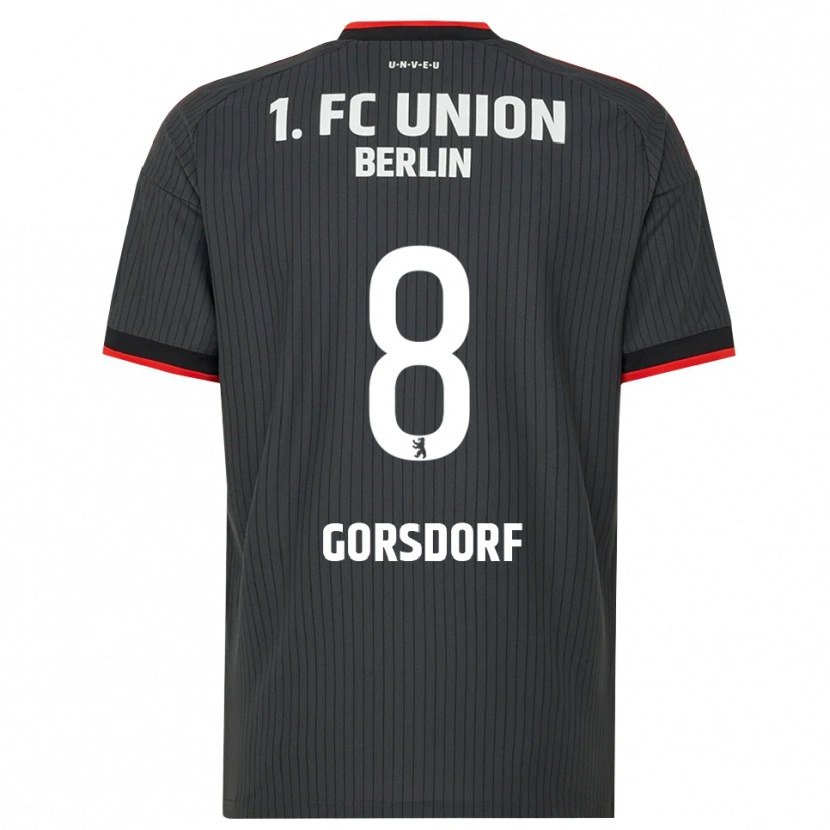 Danxen Damen Lisa Görsdorf #8 Schwarz Weiß Rot Auswärtstrikot Trikot 2026/27 T-Shirt