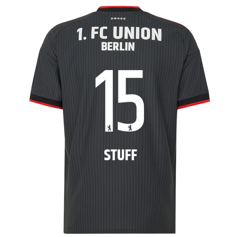 Danxen Damen Tim Stuff #15 Schwarz Weiß Rot Auswärtstrikot Trikot 2026/27 T-Shirt