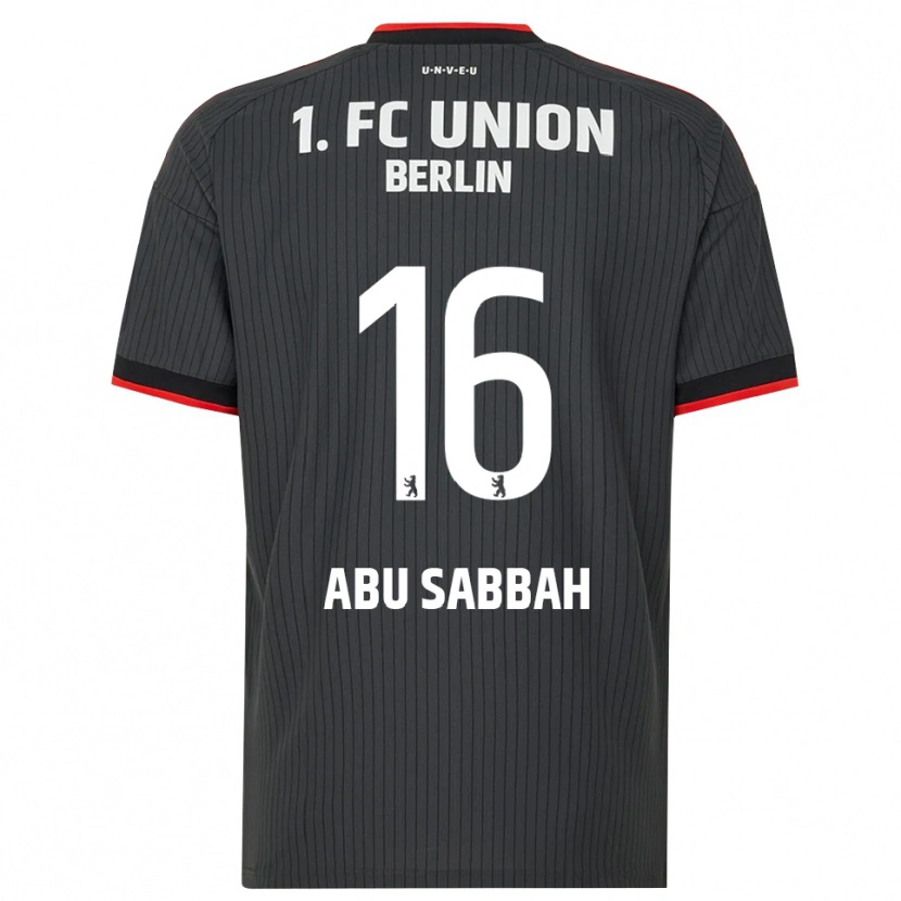 Danxen Damen Sarah Abu Sabbah #16 Schwarz Weiß Rot Auswärtstrikot Trikot 2026/27 T-Shirt