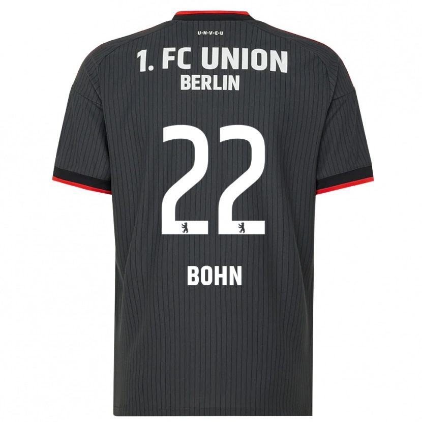 Danxen Damen Oskar Bohn #22 Schwarz Weiß Rot Auswärtstrikot Trikot 2026/27 T-Shirt