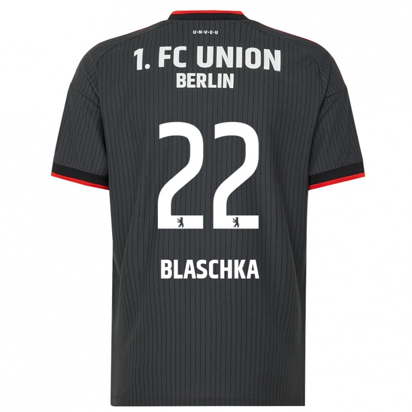 Danxen Damen Anouk Blaschka #22 Schwarz Weiß Rot Auswärtstrikot Trikot 2026/27 T-Shirt