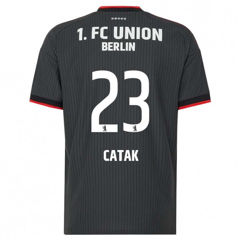 Danxen Damen Kian Catak #23 Schwarz Weiß Rot Auswärtstrikot Trikot 2026/27 T-Shirt