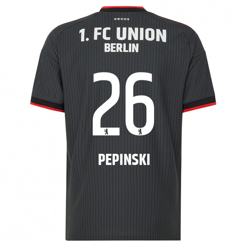 Danxen Damen Louis Pepinski #26 Schwarz Weiß Rot Auswärtstrikot Trikot 2026/27 T-Shirt