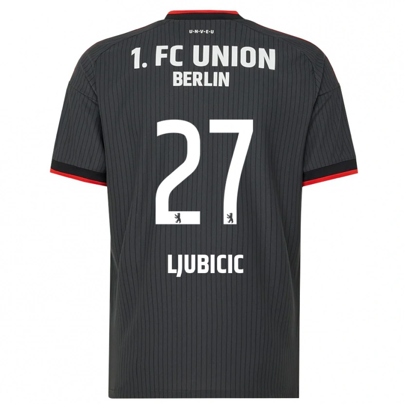 Danxen Damen Marin Ljubicic #27 Schwarz Weiß Rot Auswärtstrikot Trikot 2026/27 T-Shirt