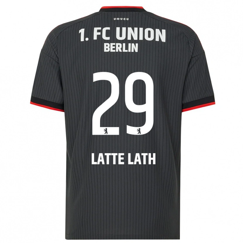 Danxen Damen Emmanuel Latte Lath #29 Schwarz Weiß Rot Auswärtstrikot Trikot 2026/27 T-Shirt