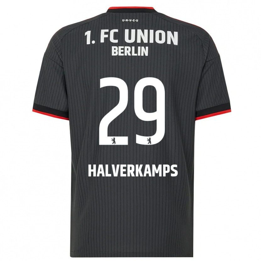 Danxen Damen Antonia Halverkamps #29 Schwarz Weiß Rot Auswärtstrikot Trikot 2026/27 T-Shirt