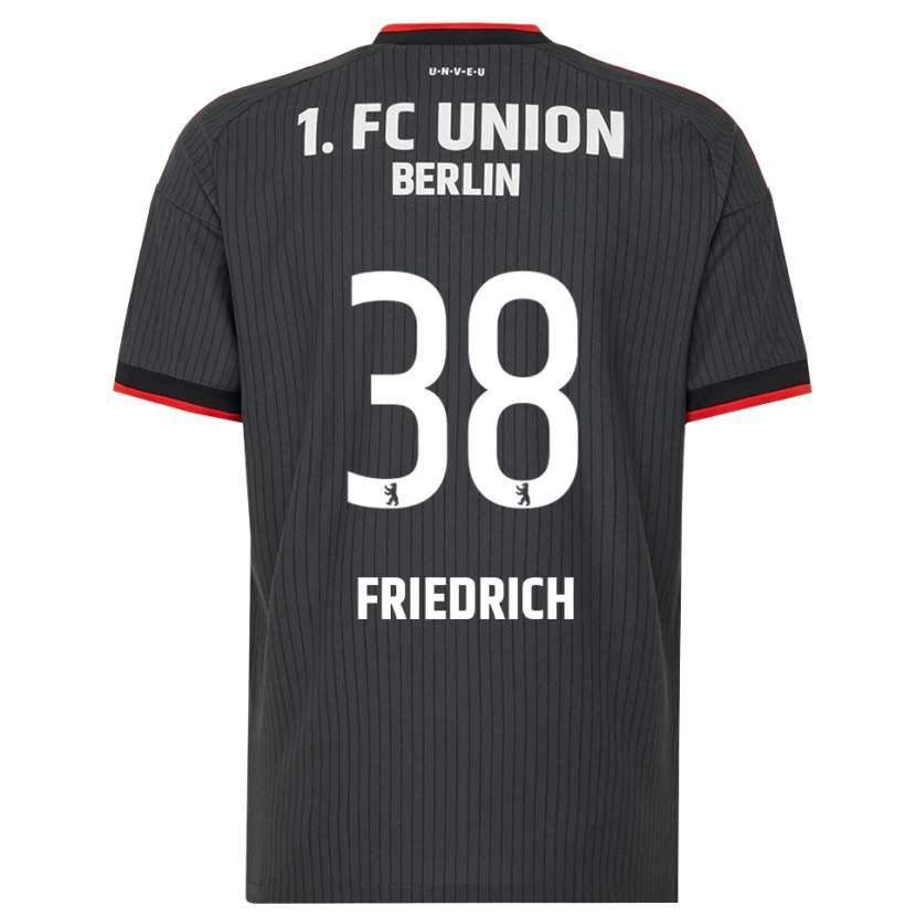 Danxen Damen Julien Friedrich #38 Schwarz Weiß Rot Auswärtstrikot Trikot 2026/27 T-Shirt