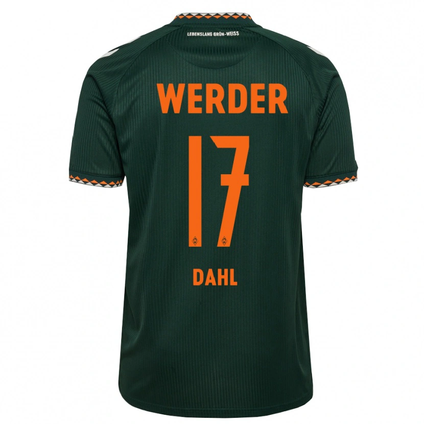 Danxen Damen Amira Dahl #17 Dunkelgrün Orange Weiß Auswärtstrikot Trikot 2026/27 T-Shirt