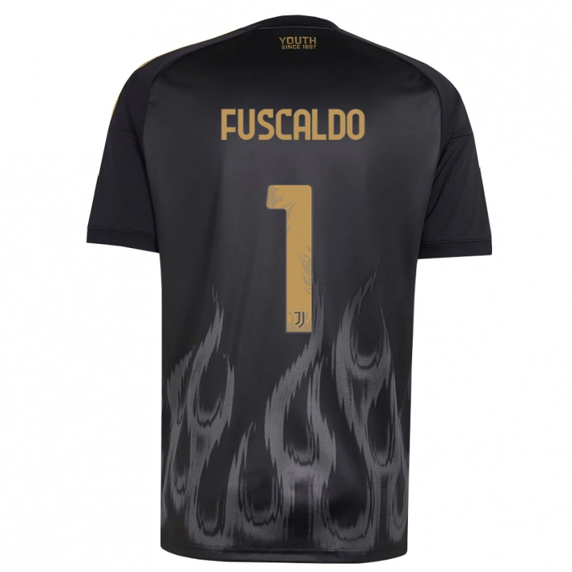 Danxen Damen Matteo Fuscaldo #1 Schwarz Braun Ausweichtrikot Trikot 2026/27 T-Shirt