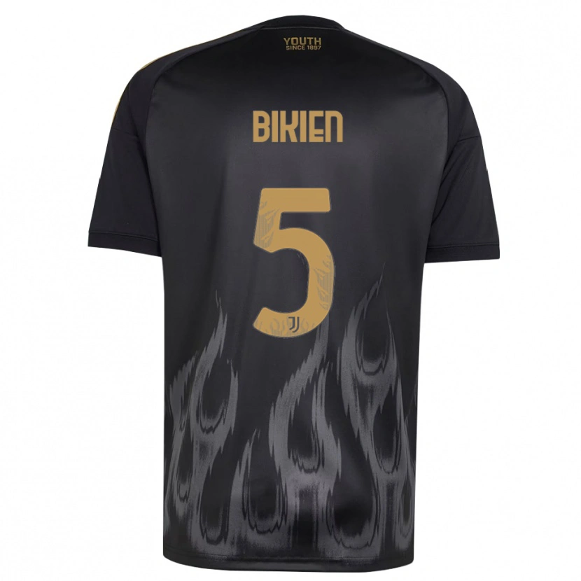 Danxen Damen Felix Nzouango Bikien #5 Schwarz Braun Ausweichtrikot Trikot 2026/27 T-Shirt