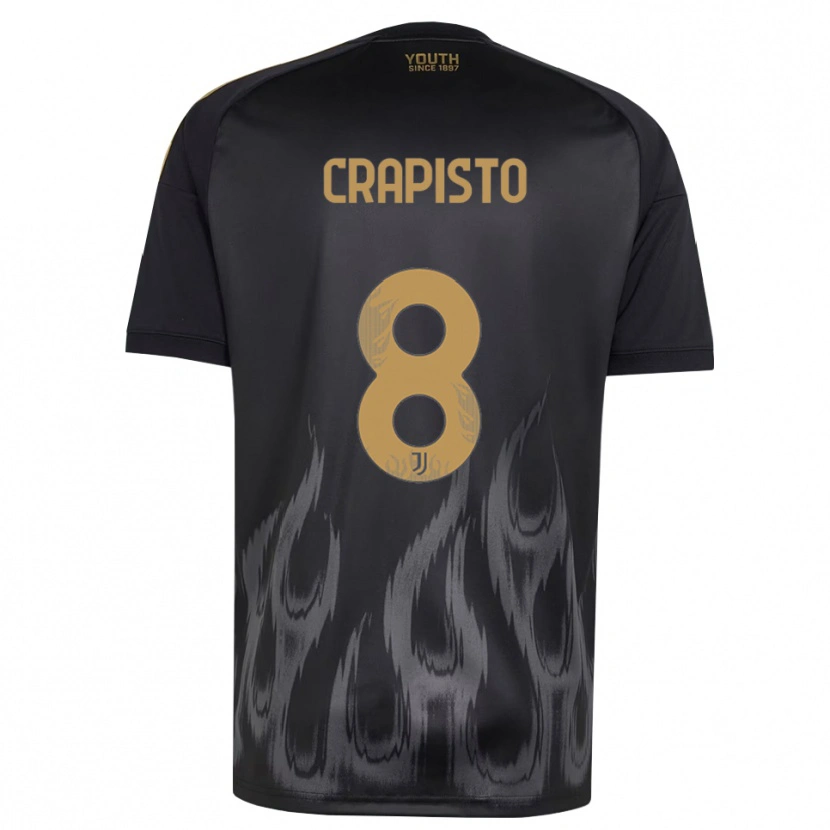 Danxen Damen Francesco Crapisto #8 Schwarz Braun Ausweichtrikot Trikot 2026/27 T-Shirt
