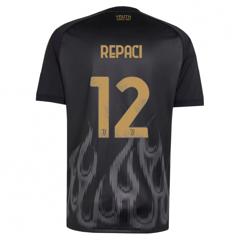 Danxen Damen Tommaso Repaci #12 Schwarz Braun Ausweichtrikot Trikot 2026/27 T-Shirt