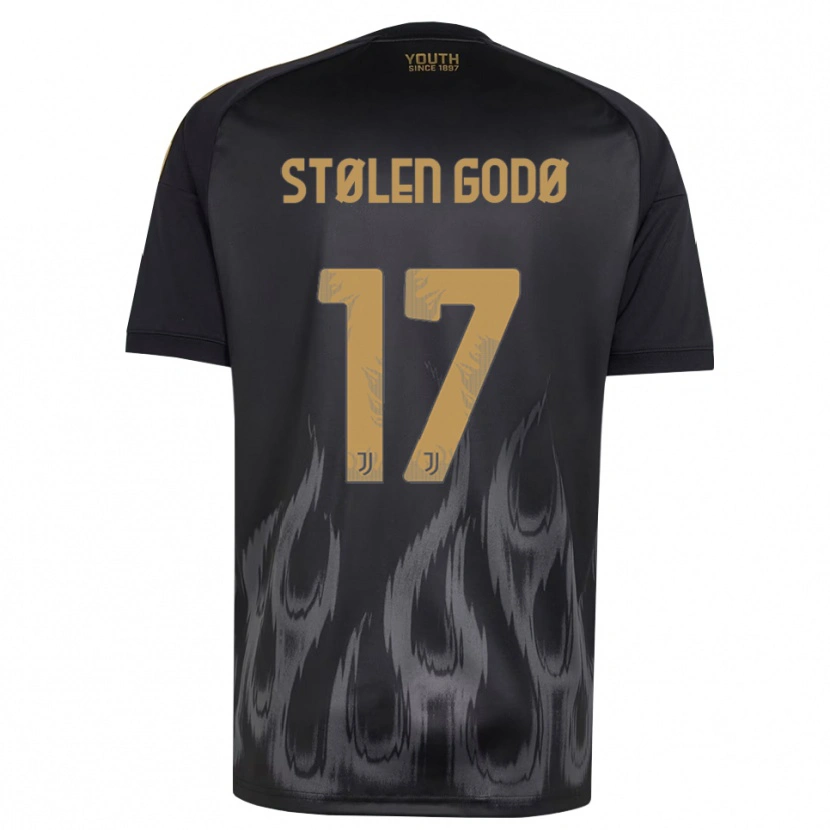 Danxen Damen Emma Stølen Godø #17 Schwarz Braun Ausweichtrikot Trikot 2026/27 T-Shirt