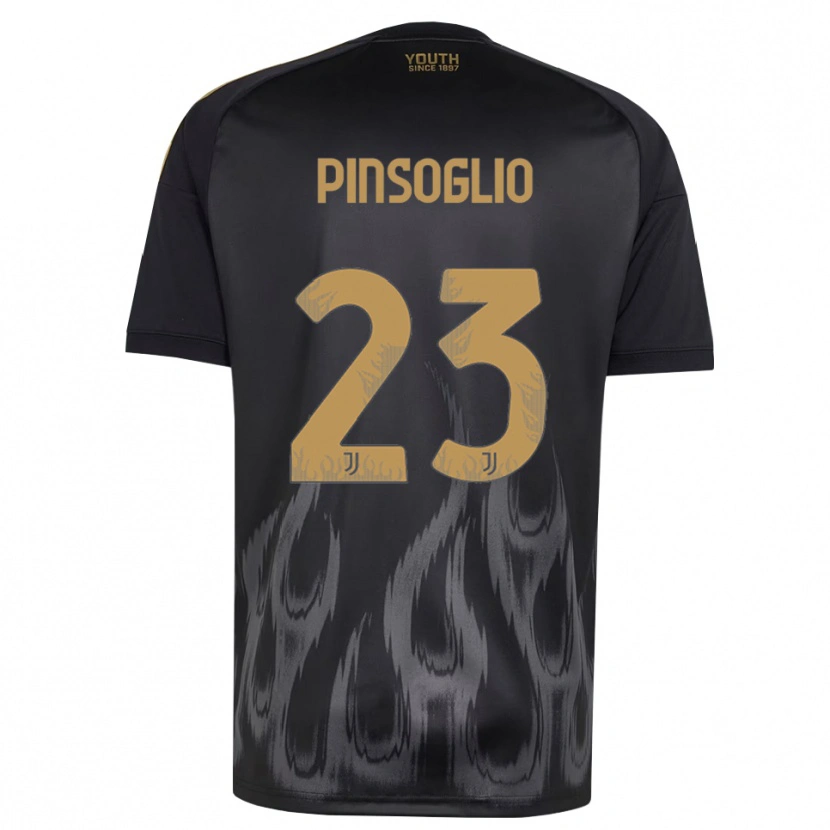 Danxen Damen Carlo Pinsoglio #23 Schwarz Braun Ausweichtrikot Trikot 2026/27 T-Shirt