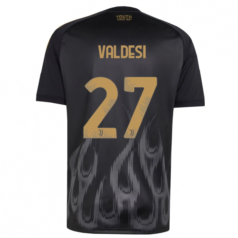 Danxen Damen Andrea Valdesi #27 Schwarz Braun Ausweichtrikot Trikot 2026/27 T-Shirt