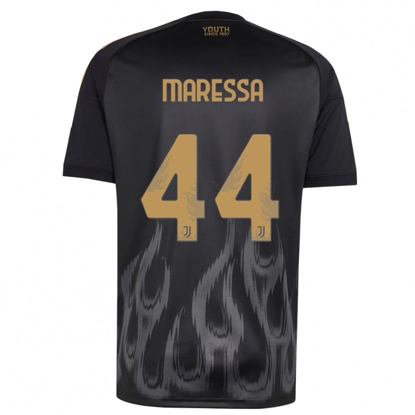 Danxen Damen Tommaso Maressa #44 Schwarz Braun Ausweichtrikot Trikot 2026/27 T-Shirt