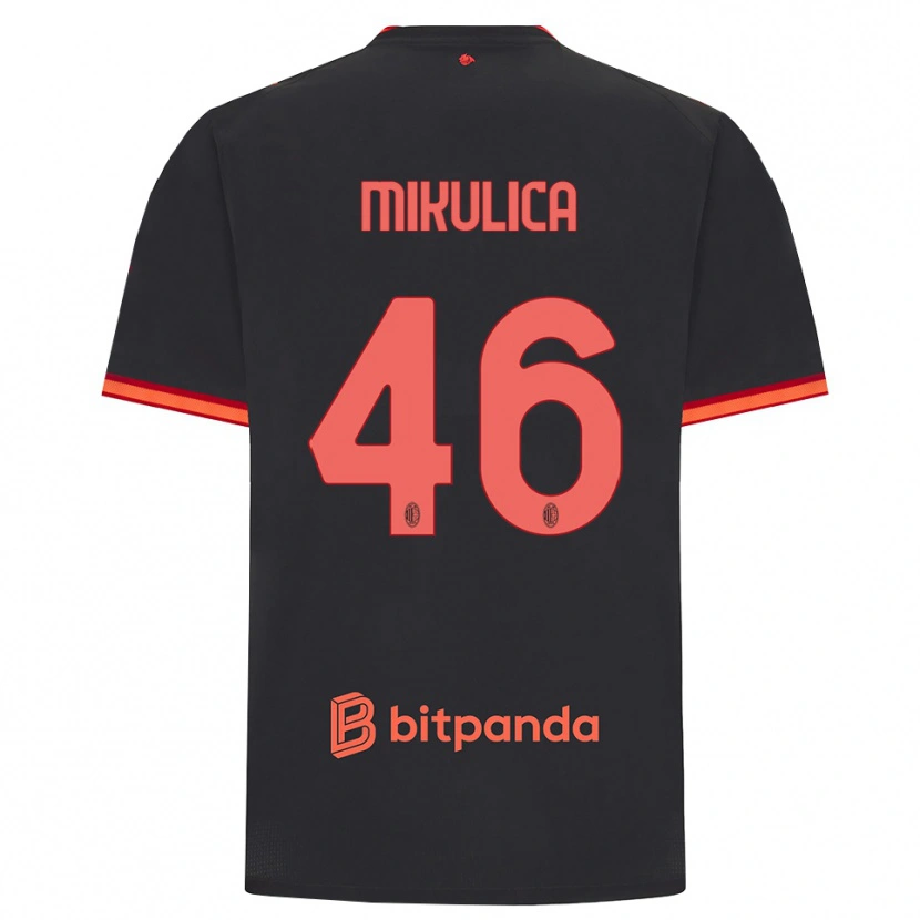 Danxen Damen Petra Mikulica #46 Schwarz Rot Ausweichtrikot Trikot 2026/27 T-Shirt