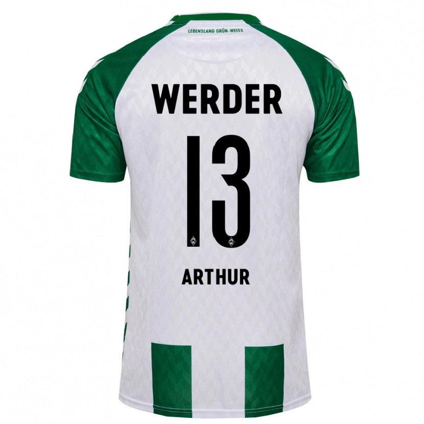 Danxen Damen Arthur Augusto De Matos Soares #13 Grün Weiß Heimtrikot Trikot 2026/27 T-Shirt