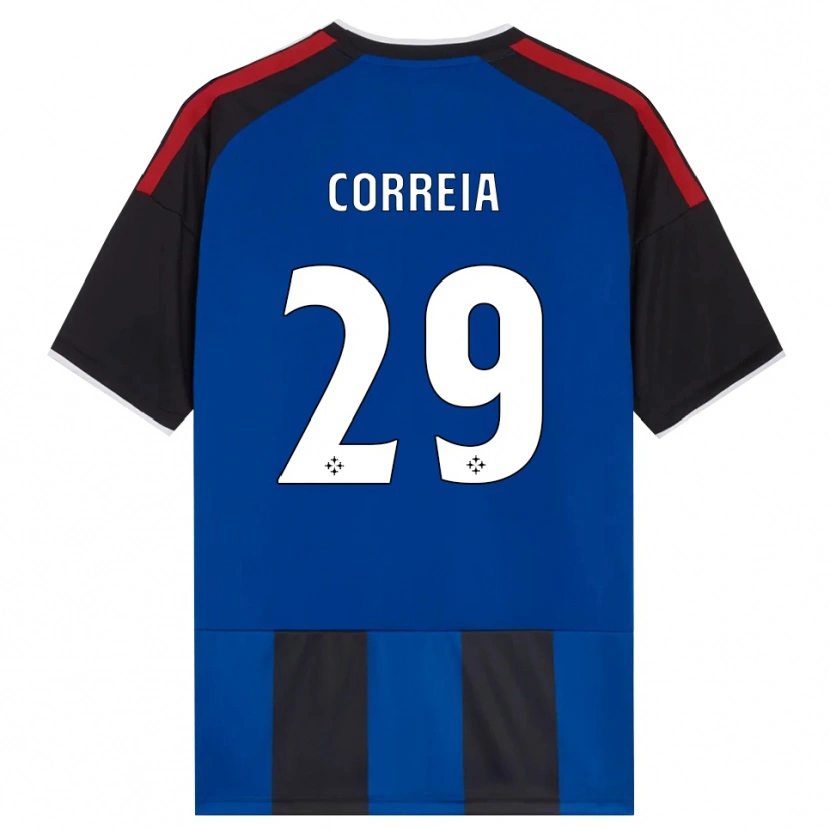 Danxen Damen Omar Correia #29 Schwarz Rot Weiß Blau Heimtrikot Trikot 2026/27 T-Shirt