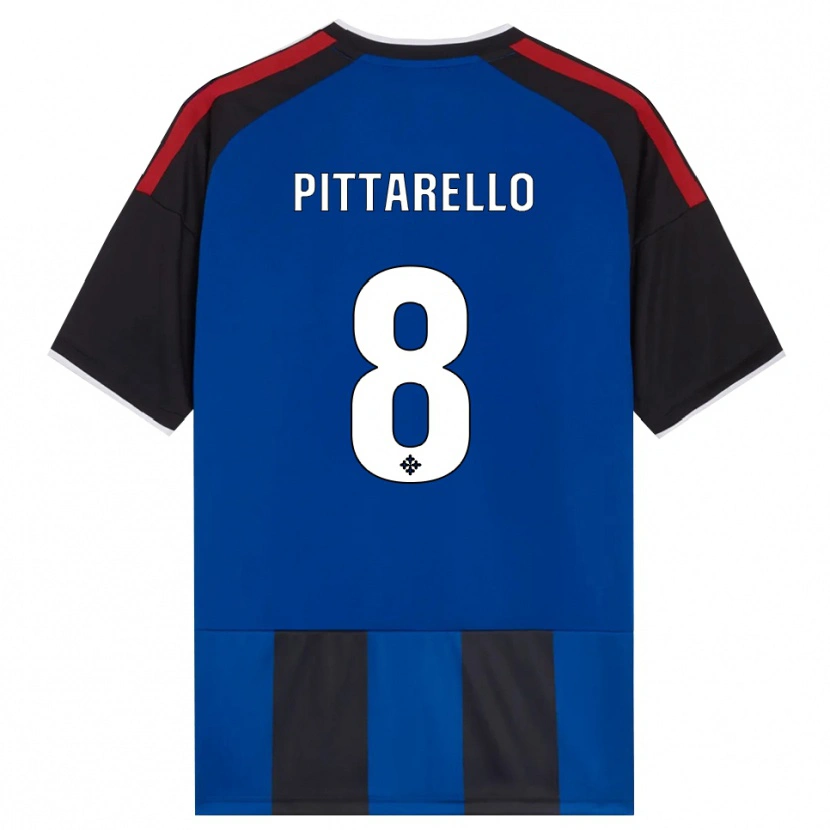 Danxen Damen Filippo Pittarello #8 Schwarz Rot Weiß Blau Heimtrikot Trikot 2026/27 T-Shirt