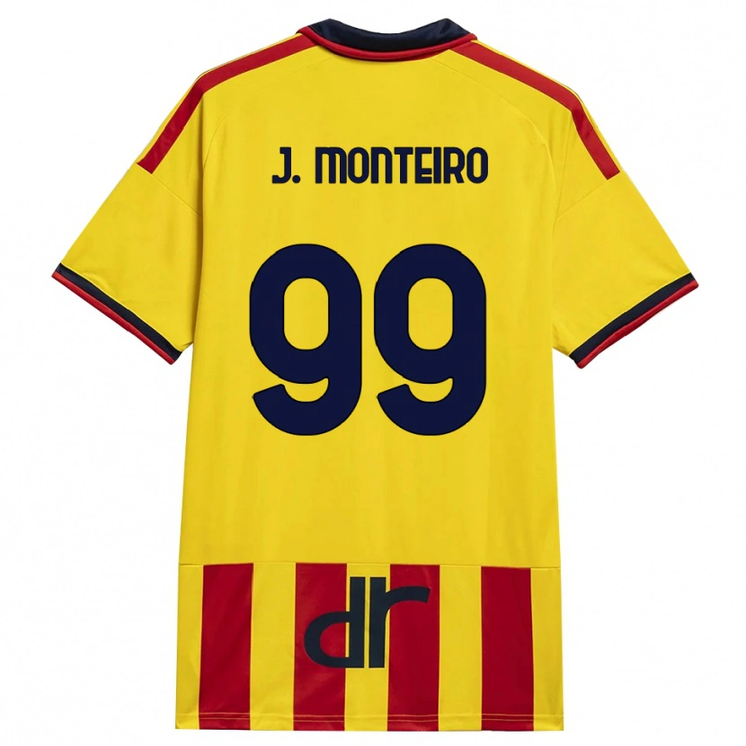 Danxen Damen Joël Monteiro #99 Gelb Rot Heimtrikot Trikot 2026/27 T-Shirt