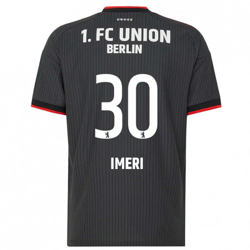 Danxen Damen Kastriot Imeri #30 Schwarz Weiß Rot Auswärtstrikot Trikot 2026/27 T-Shirt