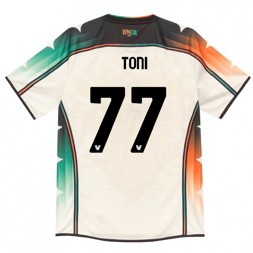 Danxen Kinder Toni Fernández #77 Oldlace Orange Grün Auswärtstrikot Trikot 2026/27 T-Shirt