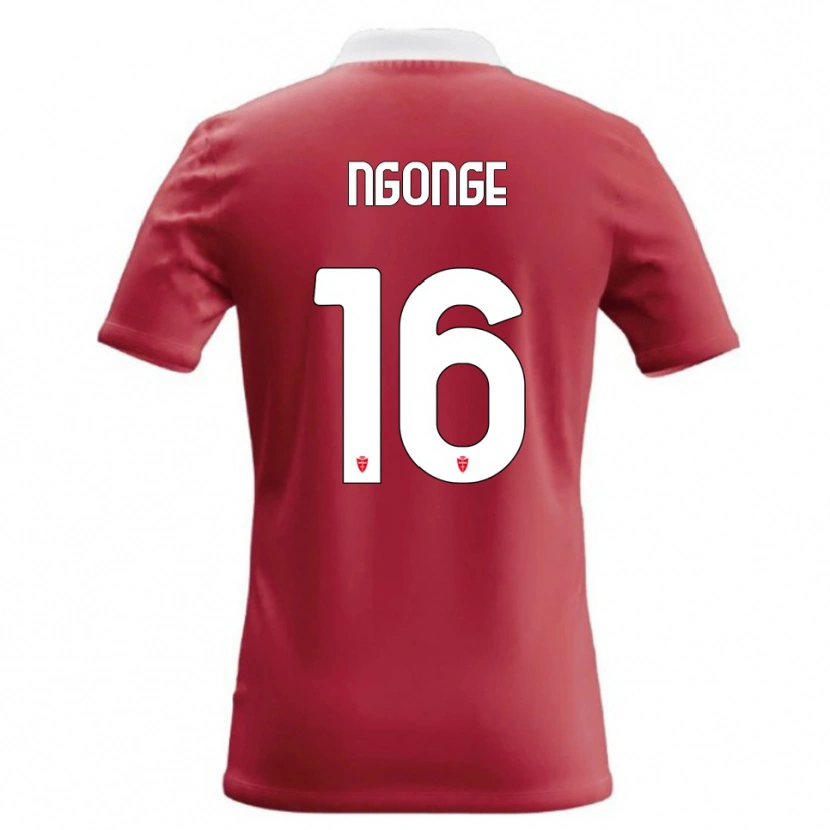 Danxen Kinder Cyril Ngonge #16 Rot Weiß Heimtrikot Trikot 2026/27 T-Shirt