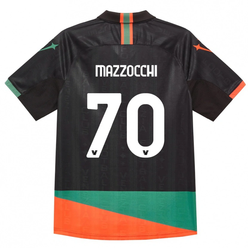 Danxen Kinder Pasquale Mazzocchi #70 Schwarz Orange Grün Heimtrikot Trikot 2026/27 T-Shirt