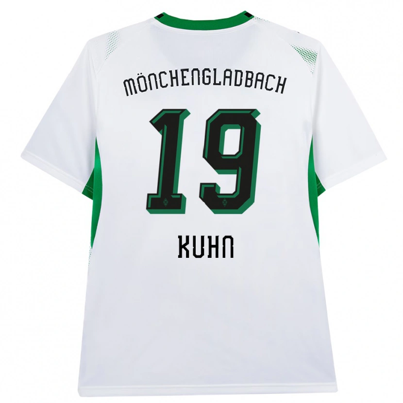 Danxen Kinder Nicolas Kühn #19 Weiß Schwarz Grün Heimtrikot Trikot 2026/27 T-Shirt