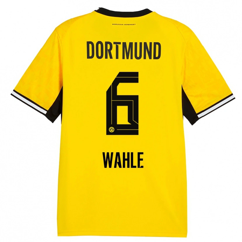 Danxen Kinder Hedda Wahle #6 Gelb Schwarz Weiß Heimtrikot Trikot 2026/27 T-Shirt