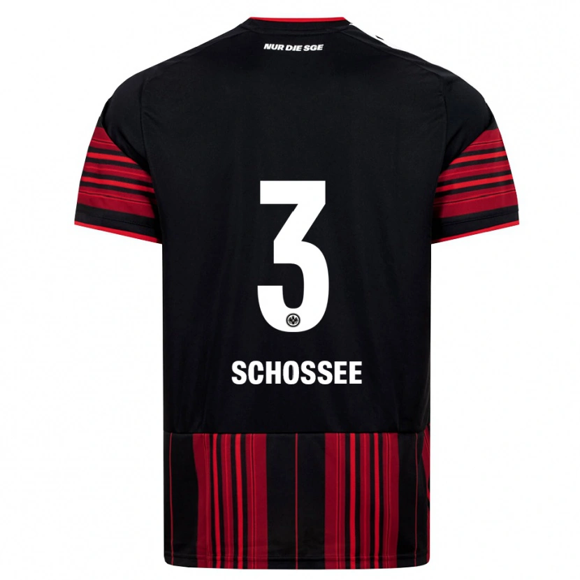 Danxen Kinder Maurice Schossee #3 Schwarz Rot Weiß Heimtrikot Trikot 2026/27 T-Shirt