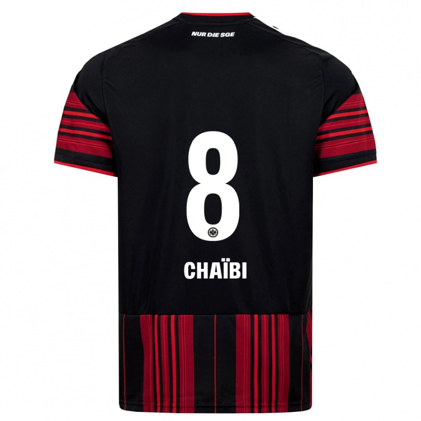 Danxen Kinder Farès Chaïbi #8 Schwarz Rot Weiß Heimtrikot Trikot 2026/27 T-Shirt