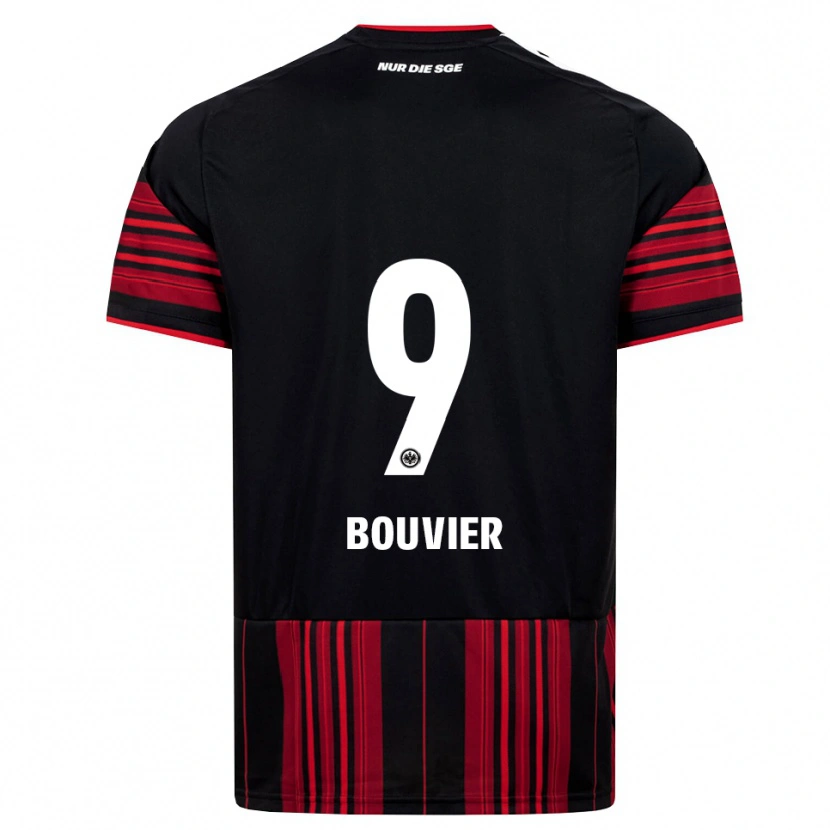 Danxen Kinder Marcello Bouvier #9 Schwarz Rot Weiß Heimtrikot Trikot 2026/27 T-Shirt