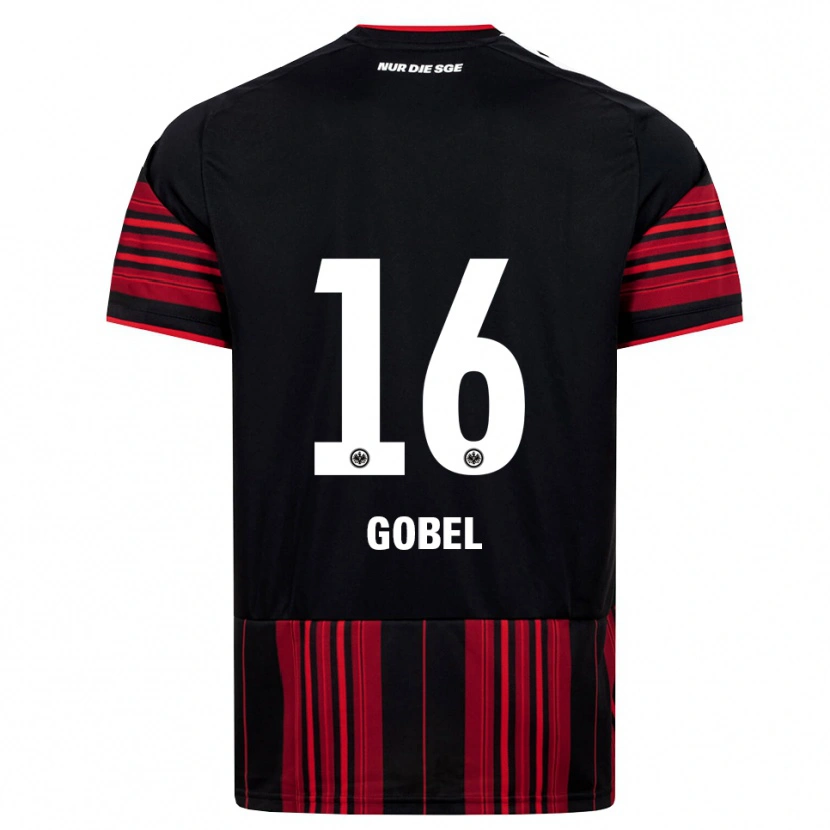 Danxen Kinder Marlon Göbel #16 Schwarz Rot Weiß Heimtrikot Trikot 2026/27 T-Shirt