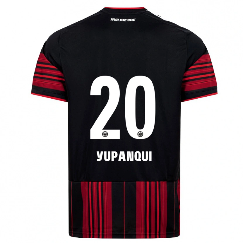 Danxen Kinder Philipp Eisele Yupanqui #20 Schwarz Rot Weiß Heimtrikot Trikot 2026/27 T-Shirt
