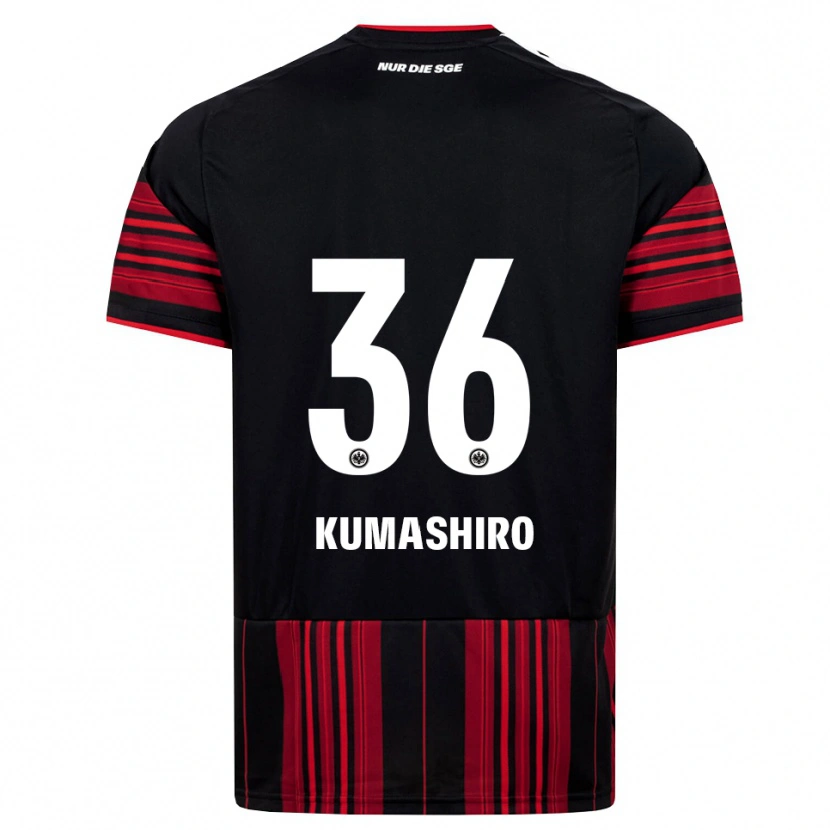 Danxen Kinder Keito Kumashiro #36 Schwarz Rot Weiß Heimtrikot Trikot 2026/27 T-Shirt